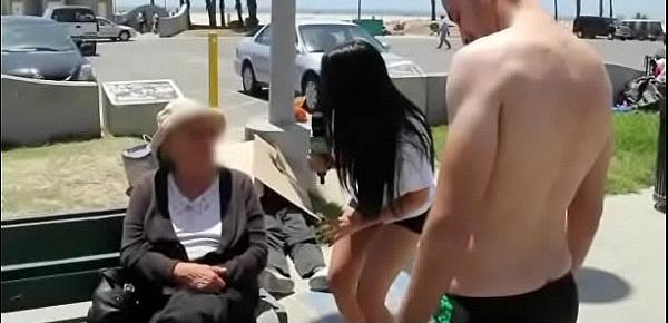  Amateur girl accepts cash for sex from stranger 22